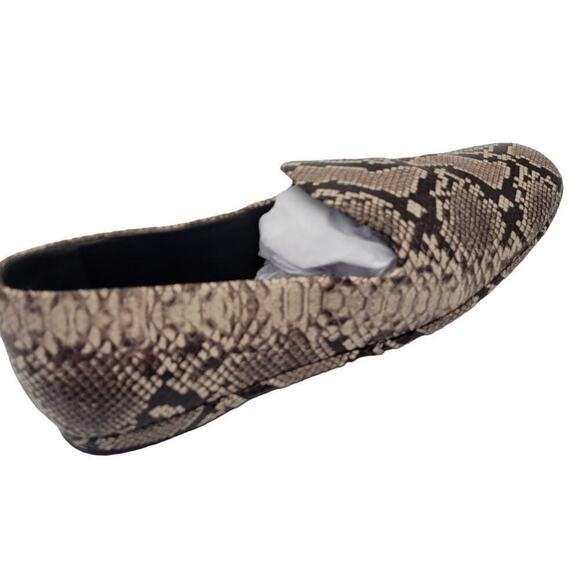 New Vince Paz Loafers Women's Size 8M Snakeskin Print Ballet Flats Slip On Low - Picture 4 of 9